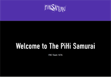 Tablet Screenshot of pihisamurai.org